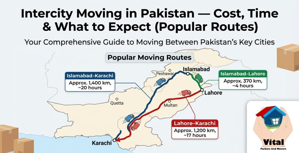 Intercity Moving in Pakistan — Cost, Time & What to Expect (Popular Routes)
